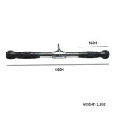 revolving straight bar cable attachment